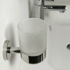 Tiger Bekerhouder Boston Met Beker Chroom -Badkamer Verkoop 123 3059