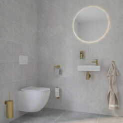 Marho Zeepdispenser Luxor Geborsteld Messing -Badkamer Verkoop 123 3136