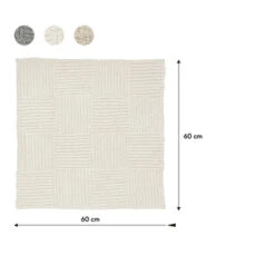 Sealskin Badmat Reverse 60x60cm Ivoor 10 Sealskin Badmat Reverse 60x60cm Ivoor -Badkamer Verkoop 123 468