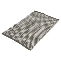 Differnz Badmat Devon Grijs Wit 50x80 Cm -Badkamer Verkoop 123 533