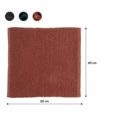 Sealskin Badmat Delhi 60x60cm Donkerroze -Badkamer Verkoop 123 561