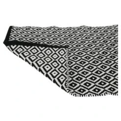 Differnz Badmat Wales Zwart Wit 50x80 Cm -Badkamer Verkoop 123 589