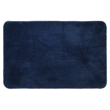 Sealskin Badmat Angora Blauw 60x90 Cm 1 Sealskin Badmat Angora Blauw 60x90 Cm
