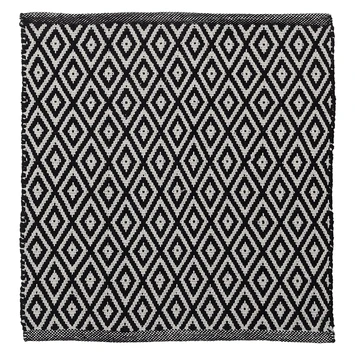 Sealskin Badmat Trellis 60x60cm Zwart 1 Sealskin Badmat Trellis 60x60cm Zwart