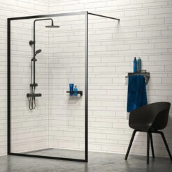 Tiger Douchemand Met Handdoekhouder Caddy Zw -Badkamer Verkoop 123 7