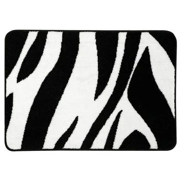 Sealskin Badmat Safari Zwart 90x60 Cm 1 Sealskin Badmat Safari Zwart 90x60 Cm