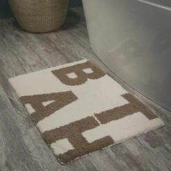 Sealskin Badmat Littera Ivoor 90x60 Cm -Badkamer Verkoop 123 747