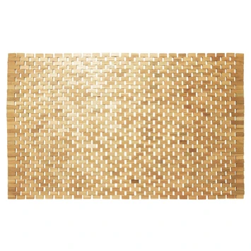 Sealskin Badmat Woodblock Teak 90x52 Cm 1 Sealskin Badmat Woodblock Teak 90x52 Cm