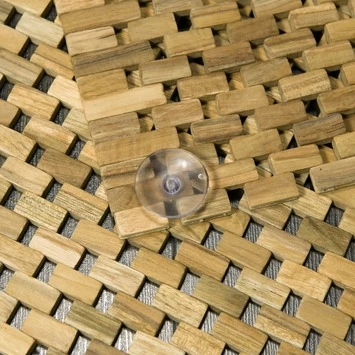 Sealskin Badmat Woodblock Teak 90x52 Cm 2 Sealskin Badmat Woodblock Teak 90x52 Cm - Afbeelding 2